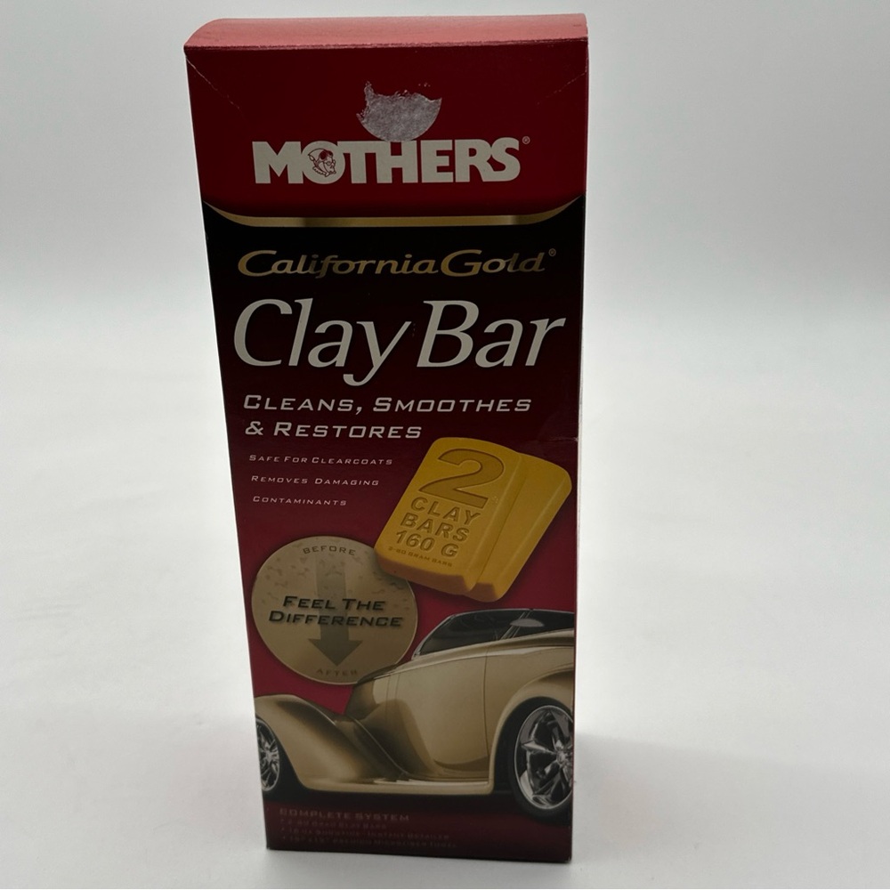 Mothers California Gold Clay Bar System 07240 For Auto Detailing